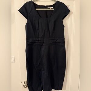 Black Sheath  Dress with Cap Sleeves